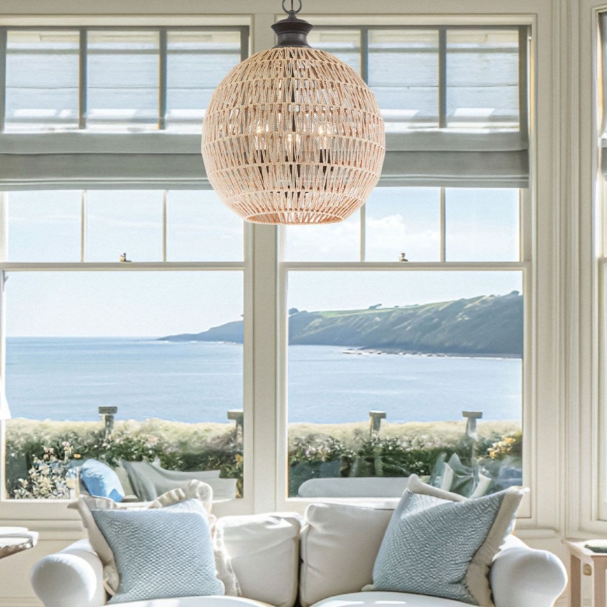 Quoizel - ketiga ripp-lühter CASABLANCA 3xE27/60W/230V pruun