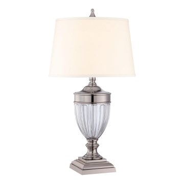 Quoizel - Laualamp DENNISON 1xE27/60W/230V läikiv kroom