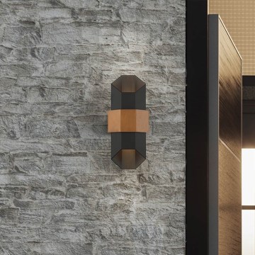 Quoizel - LED Väli seinavalgusti CHASM 2xLED/5,5W/230V IP44