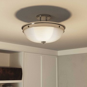 Quoizel - Pinnale kinnitatav lühter MANTLE 2xE27/60W/230V läikiv kroom