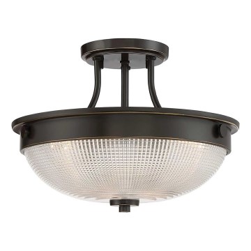 Quoizel - Pinnale kinnitatav lühter MANTLE 2xE27/60W/230V pronks