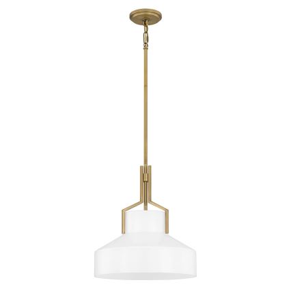 Quoizel - rippvalgusti vardaga BRECKEN 2xE27/60W/230V kuldne/valge