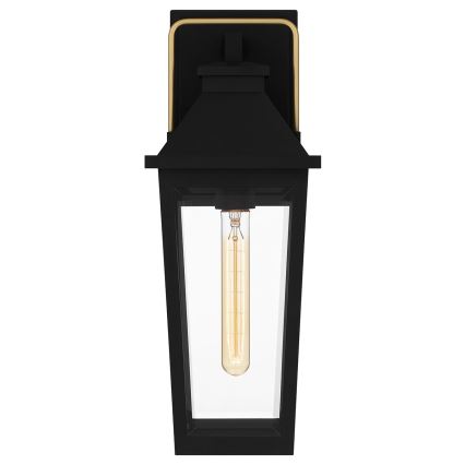 Quoizel - Väli seinavalgusti BUCKLEY 1xE27/40W/230V IP44 must