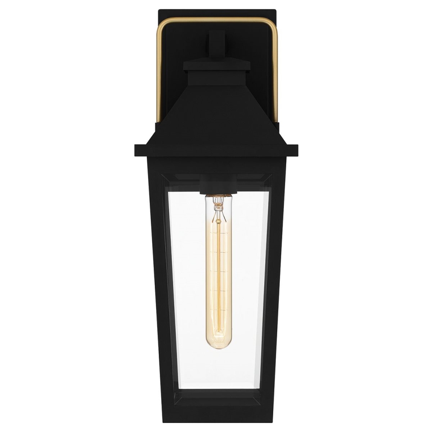 Quoizel - Väli seinavalgusti BUCKLEY 1xE27/40W/230V IP44 must