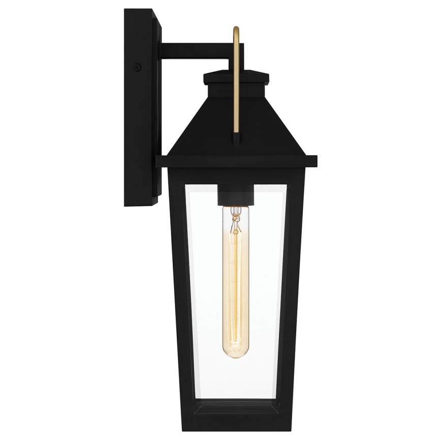 Quoizel - Väli seinavalgusti BUCKLEY 1xE27/40W/230V IP44 must