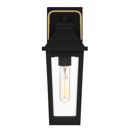 Quoizel - Väli seinavalgusti BUCKLEY 1xE27/40W/230V IP44 must