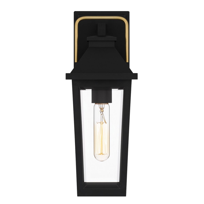 Quoizel - Väli seinavalgusti BUCKLEY 1xE27/40W/230V IP44 must