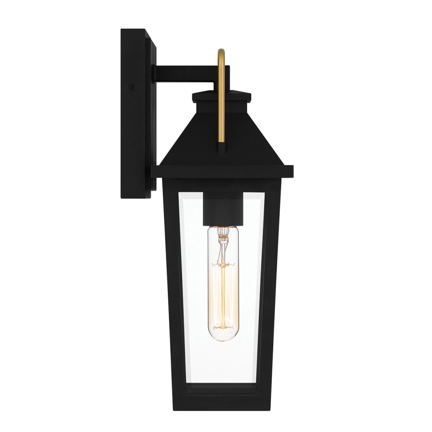Quoizel - Väli seinavalgusti BUCKLEY 1xE27/40W/230V IP44 must