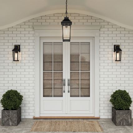 Quoizel - Välisseinavalgusti BUCKLEY S 1xE27/40W/230V IP44 must