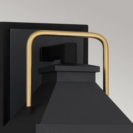 Quoizel - Välisseinavalgusti BUCKLEY S 1xE27/40W/230V IP44 must