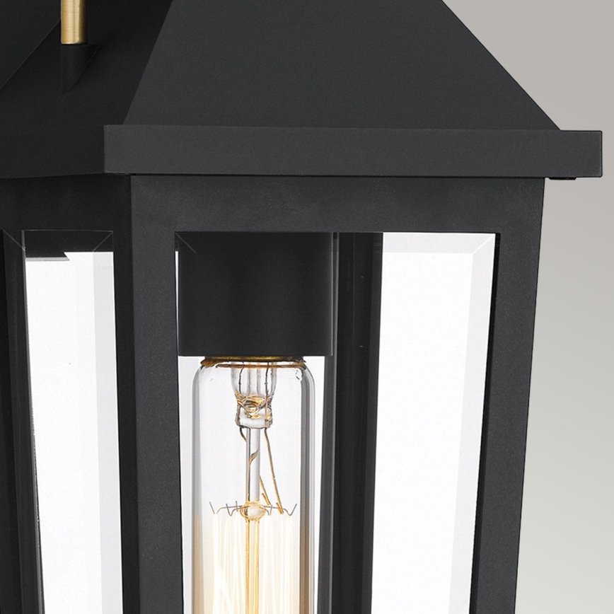 Quoizel - Välisseinavalgusti BUCKLEY S 1xE27/40W/230V IP44 must