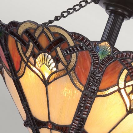 Quoizel - laelamp Tiffany CAMBRIDGE 2xE27/100W/230V