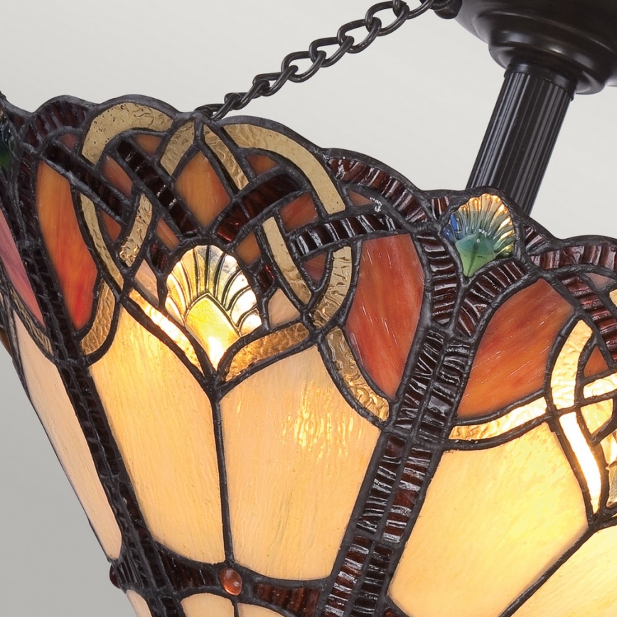 Quoizel - laelamp Tiffany CAMBRIDGE 2xE27/100W/230V