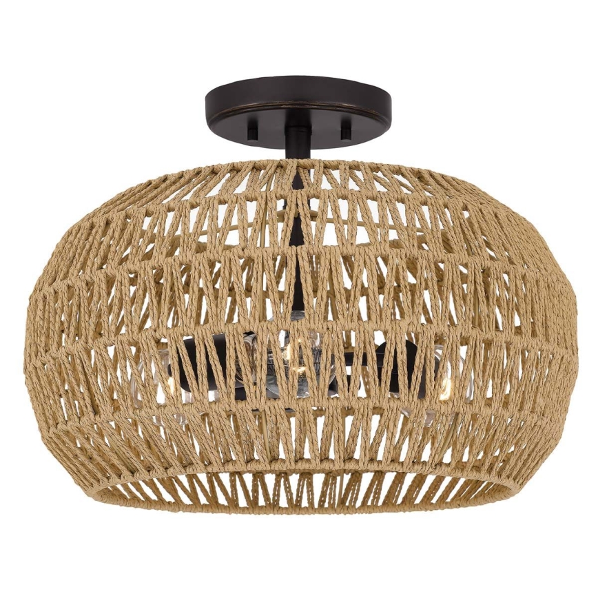 Quoizel - laelamp CASABLANCA 3xE27/60W/230V pruun