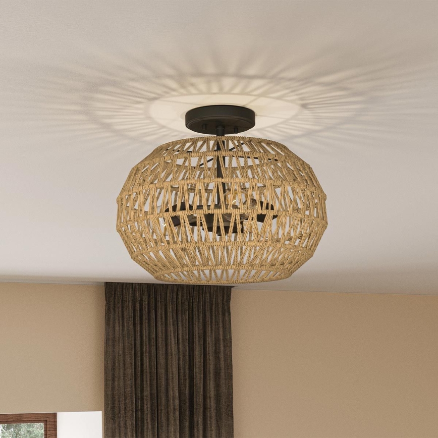 Quoizel - laelamp CASABLANCA 3xE27/60W/230V pruun