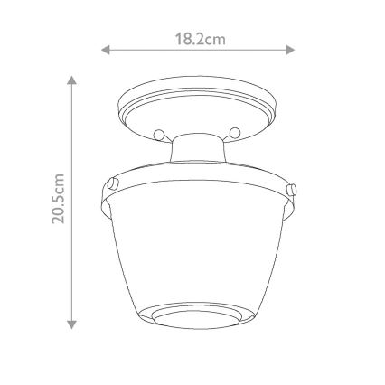 Quoizel - Laevalgusti vannituppa DUBLIN 1xE27/40W/230V IP44 läikiv kroom