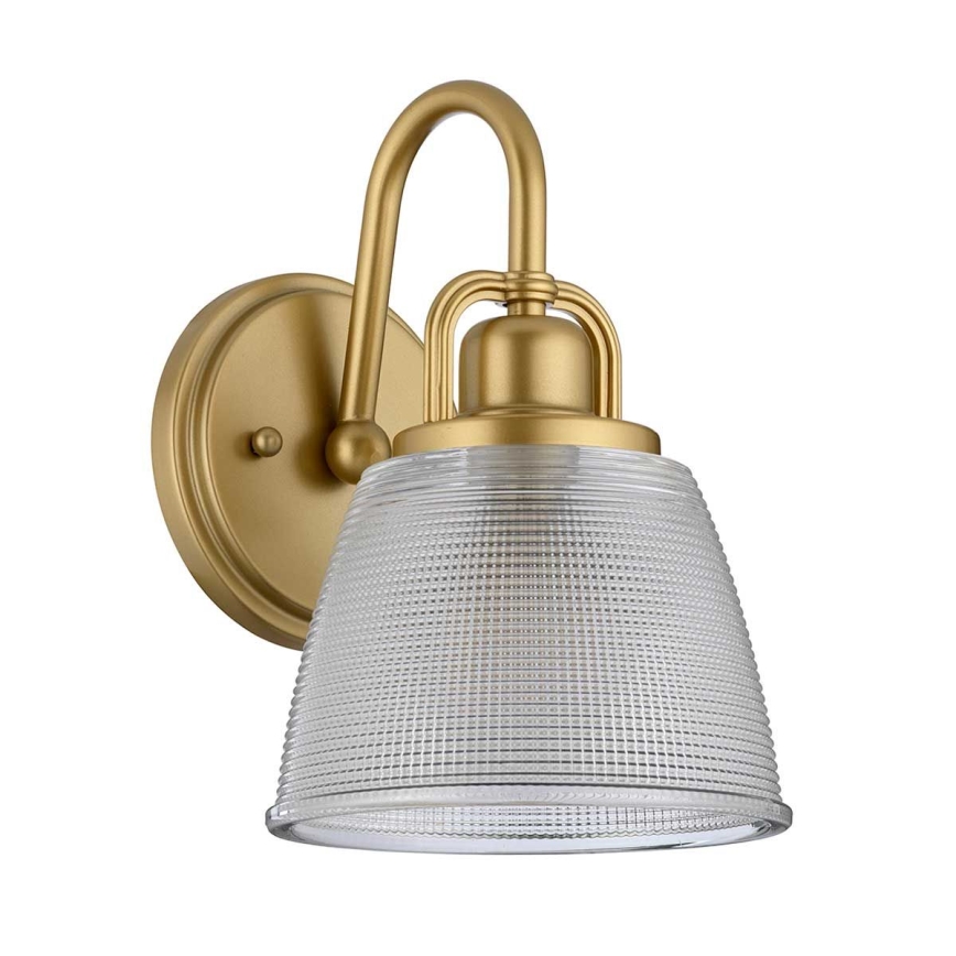 Quoizel - LED Seinavalgusti vannituppa DUBLIN 1xG9/3W/230V IP44 kuldne