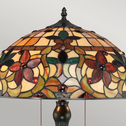 Quoizel - Tiffany laualamp KAMI 2xE27/60W/230V
