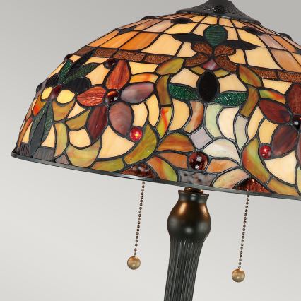 Quoizel - Tiffany laualamp KAMI 2xE27/60W/230V
