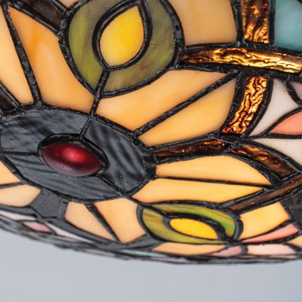 Quoizel - Laelamp Tiffany LARISSA 2xE27/40W/230V läbimõõt 41,2 cm