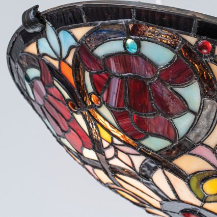 Quoizel - Laelamp Tiffany LARISSA 2xE27/40W/230V läbimõõt 41,2 cm