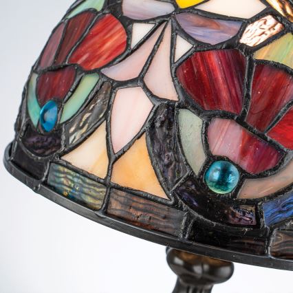 Quoizel - Laualamp Tiffany LARISSA 1xE14/40W/230V läbimõõt 20 cm