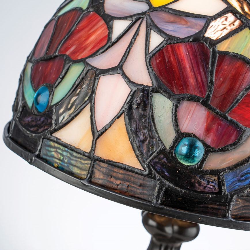 Quoizel - Laualamp Tiffany LARISSA 1xE14/40W/230V läbimõõt 20 cm