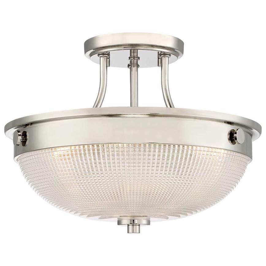 Quoizel - Pinnale kinnitatav lühter MANTLE 2xE27/60W/230V läikiv kroom