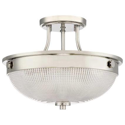 Quoizel - Pinnale kinnitatav lühter MANTLE 2xE27/60W/230V läikiv kroom