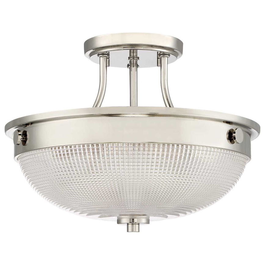 Quoizel - Pinnale kinnitatav lühter MANTLE 2xE27/60W/230V läikiv kroom