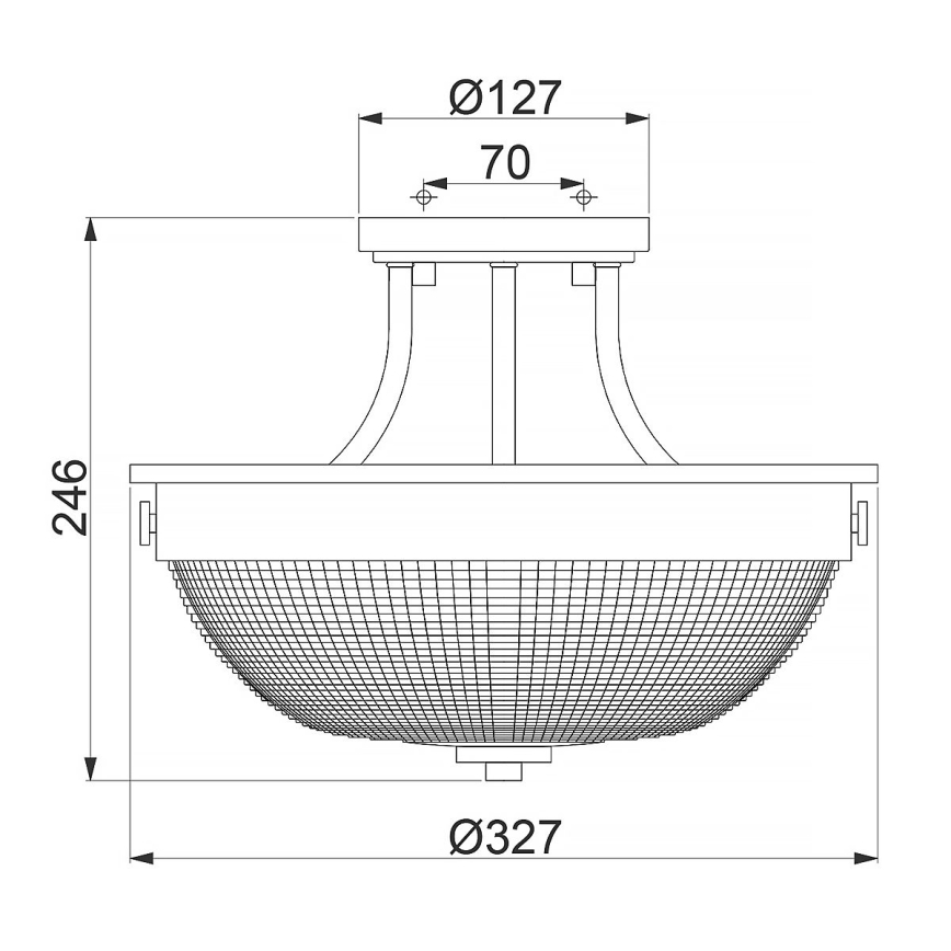Quoizel - Pinnale kinnitatav lühter MANTLE 2xE27/60W/230V läikiv kroom
