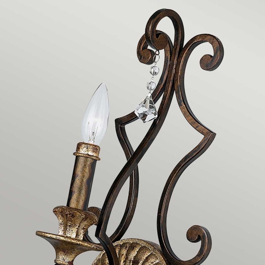 Quoizel - Seinavalgusti MARQUETTE 1xE14/60W/230V pronks