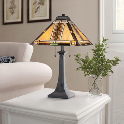 Quoizel - Tiffany NAVAJO laualamp 2xE27/60W/230V