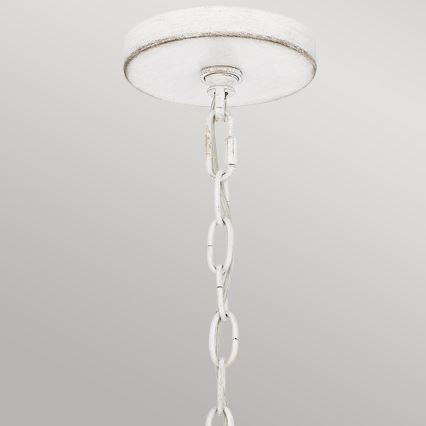 Quoizel - Ripplühter ketiga WAYLON 4xE27/60W/230V, läbimõõt 50,4 cm, pruun/valge
