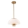 Quoizel - Ripplühter STARING 3xE14/40W/230V d. 45,7 cm kuldne/paatina/valge