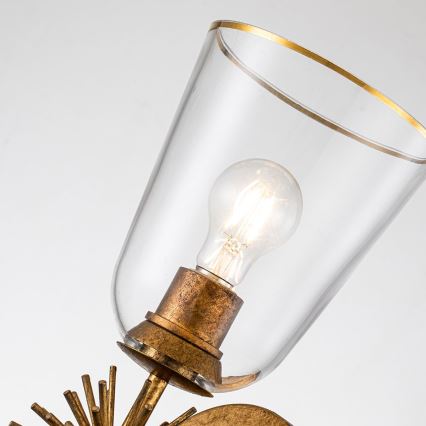 Quoizel - Seinavalgusti STARING 1xE27/40W/230V, vaskse viimistlusega