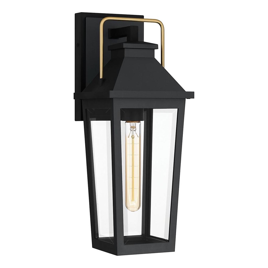Quoizel - Väli seinavalgusti BUCKLEY 1xE27/40W/230V IP44 must