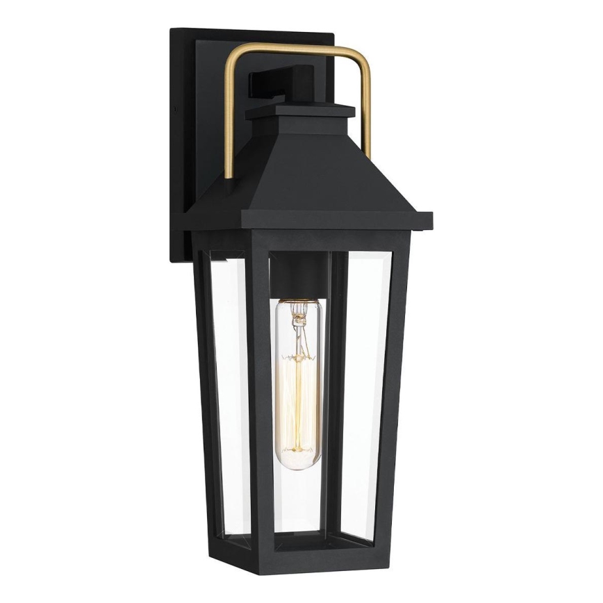 Quoizel - Väli seinavalgusti BUCKLEY 1xE27/40W/230V IP44 must