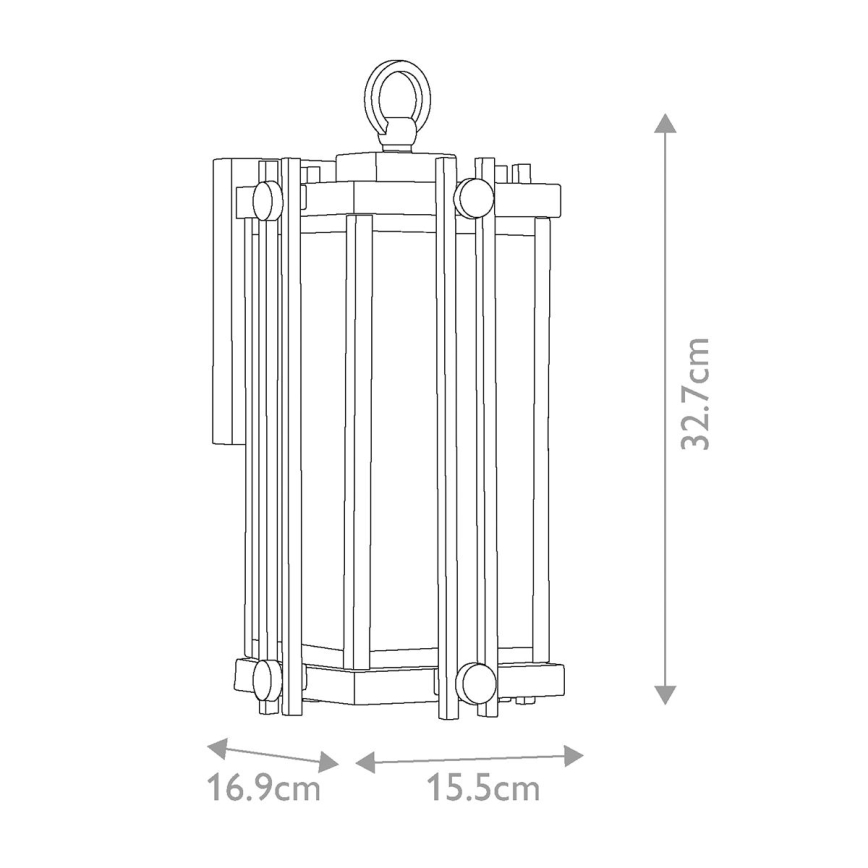 Quoizel - Väli seinavalgusti GOLDENROD 1xE27/100W/230V IP44