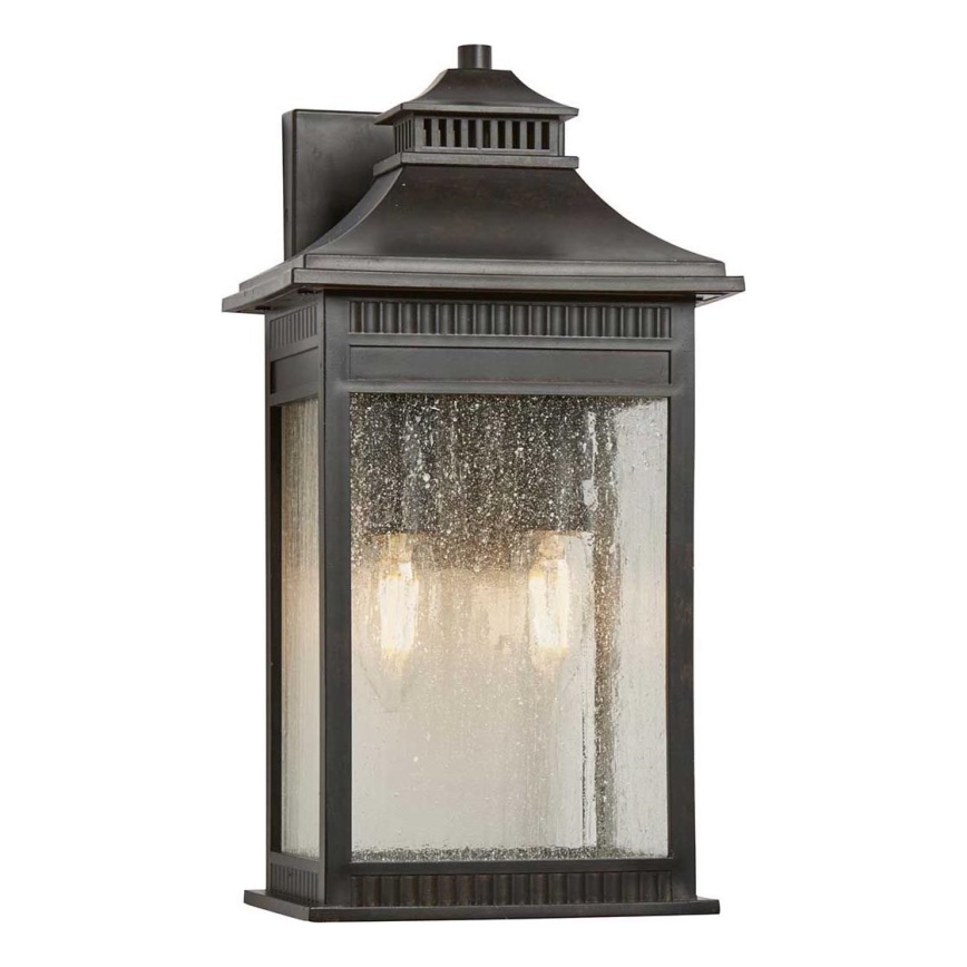 Quoizel - Väli seinavalgusti LIVINGSTON 2xE14/40W/230V IP44