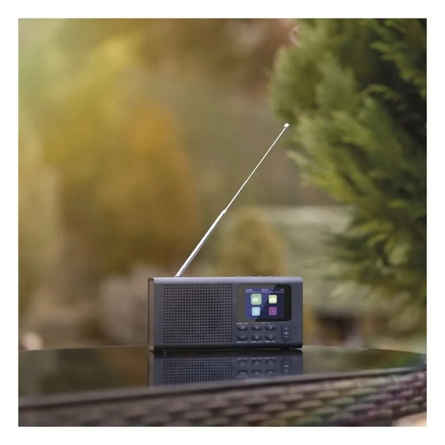 Raadio DAB DAB+ FM 3W/5V/4xAA must