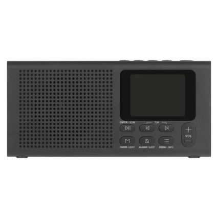 Raadio DAB DAB+ FM 3W/5V/4xAA must