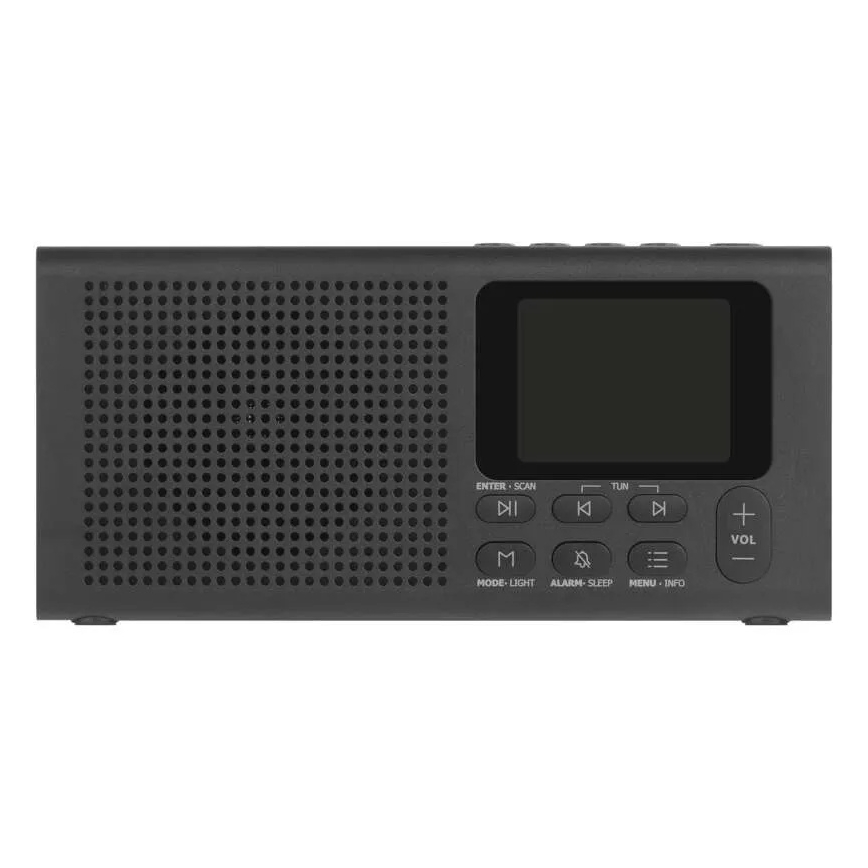 Raadio DAB DAB+ FM 3W/5V/4xAA must