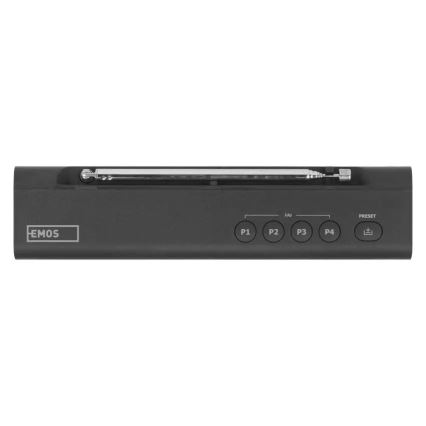 Raadio DAB DAB+ FM 3W/5V/4xAA must