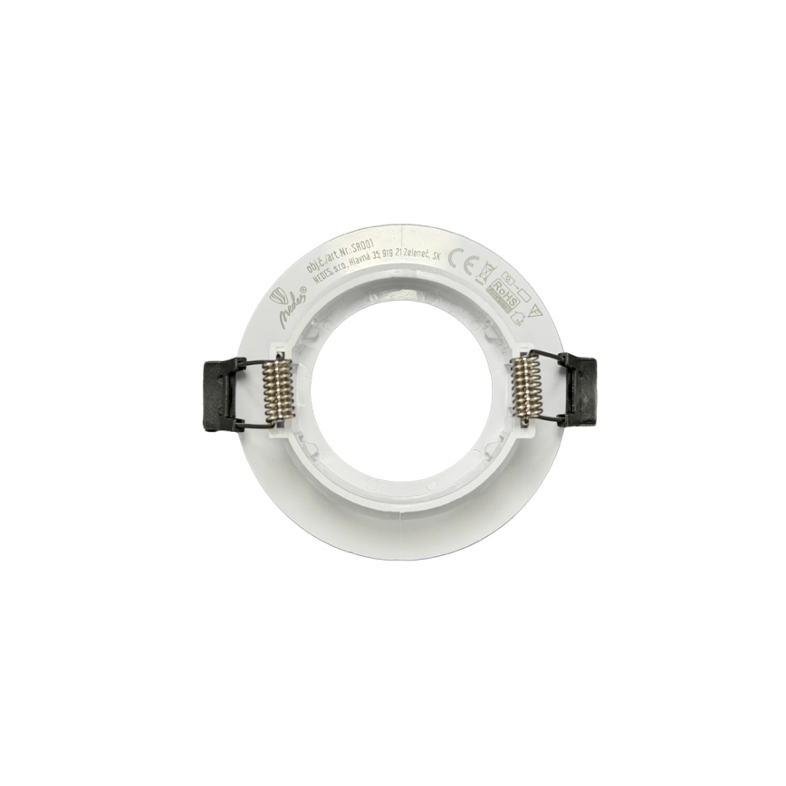 Raam süvistatavale GU10-valgustile, läbimõõt 8,6 cm, valge