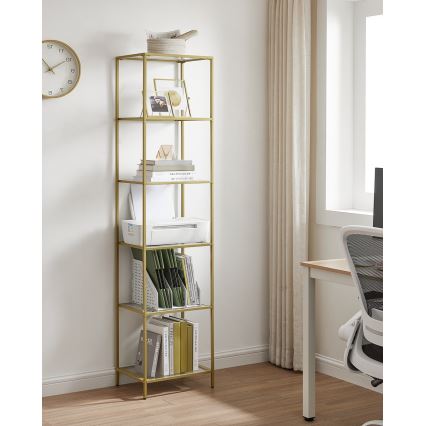 Raamatukapp GLASY kuldne