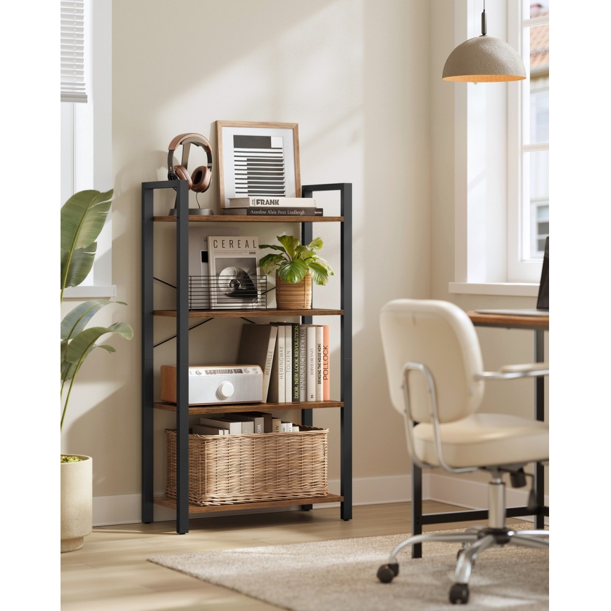 Raamatukapp NAVARO pruun/must