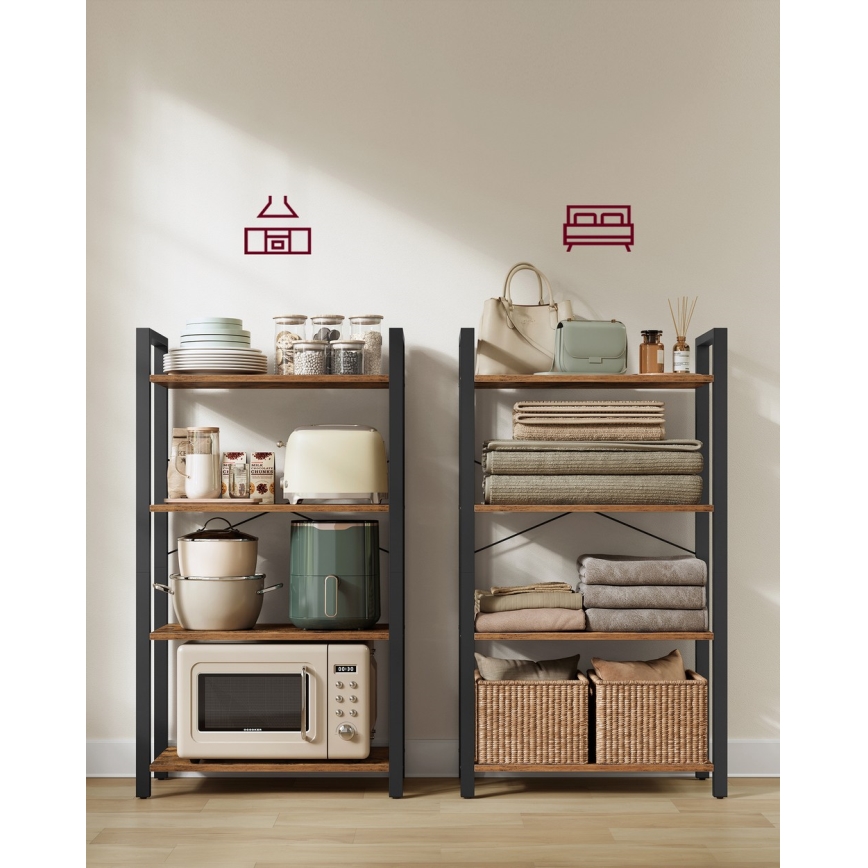 Raamatukapp NAVARO pruun/must