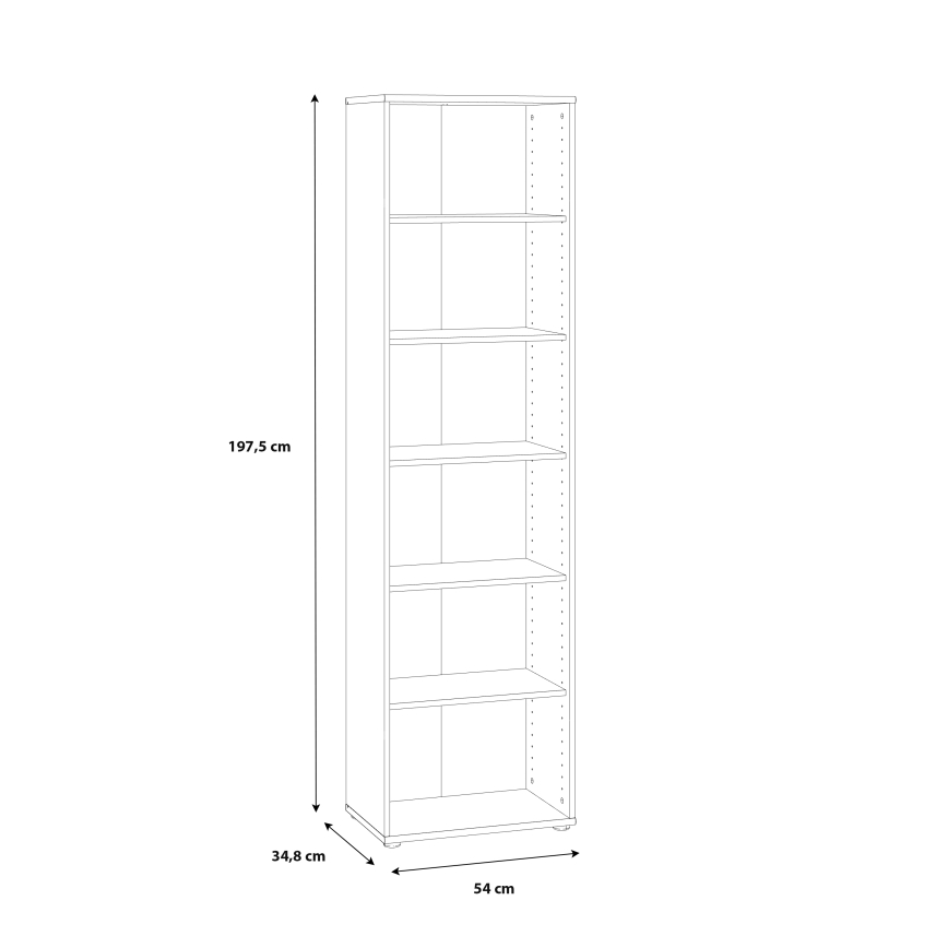 Raamatukapp URAN, valge