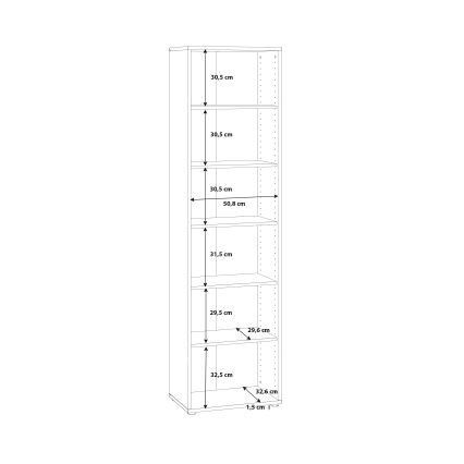 Raamatukapp URAN, valge